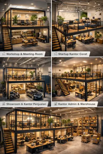 Mezzanine Ruang Kantor di Cijeruk