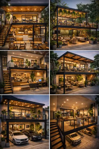 Mezannine Cafe Modern di Cijeruk